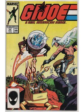 G.I. Joe 59 Marvel Comics 1987 FN/VF 7.0 1st Jinx Tunnel Rat Outback Raptor ARAH